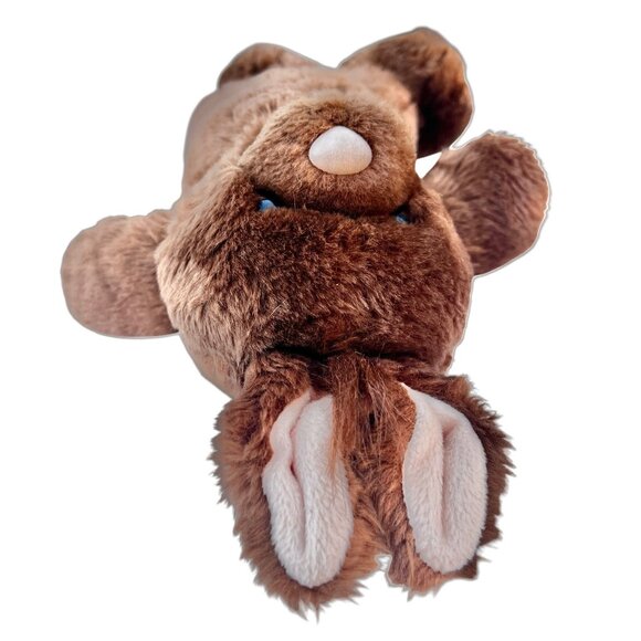 Build A Bear Soft Plush Brown Bunny Rabbit White Tail & Ears Stuffed Animal 12" - Picture 4 of 9